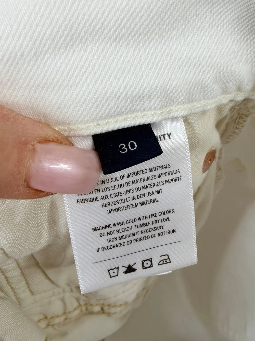 COH Citizens of Humanity White Cropped Kick It Ankle High Rise Jeans 30/26